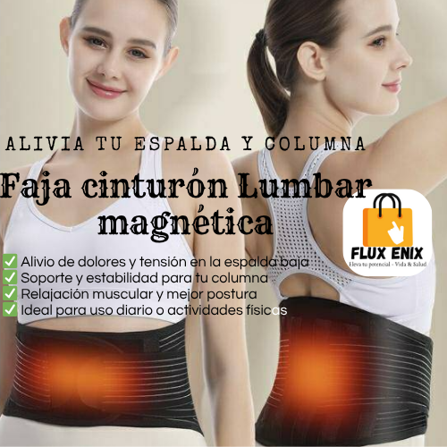 FAJA CINTURON LUMBAR MAGNETICA