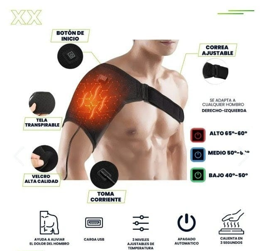 HOMBRERA TÉRMICA - ALIVIO MUSCULAR/OSEO