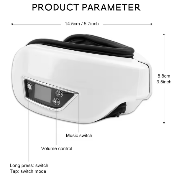 GAFAS MASAJE OCULAR RELAJACIÓN