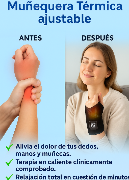 MUÑEQUERA TÉRMICA RECARGABLE